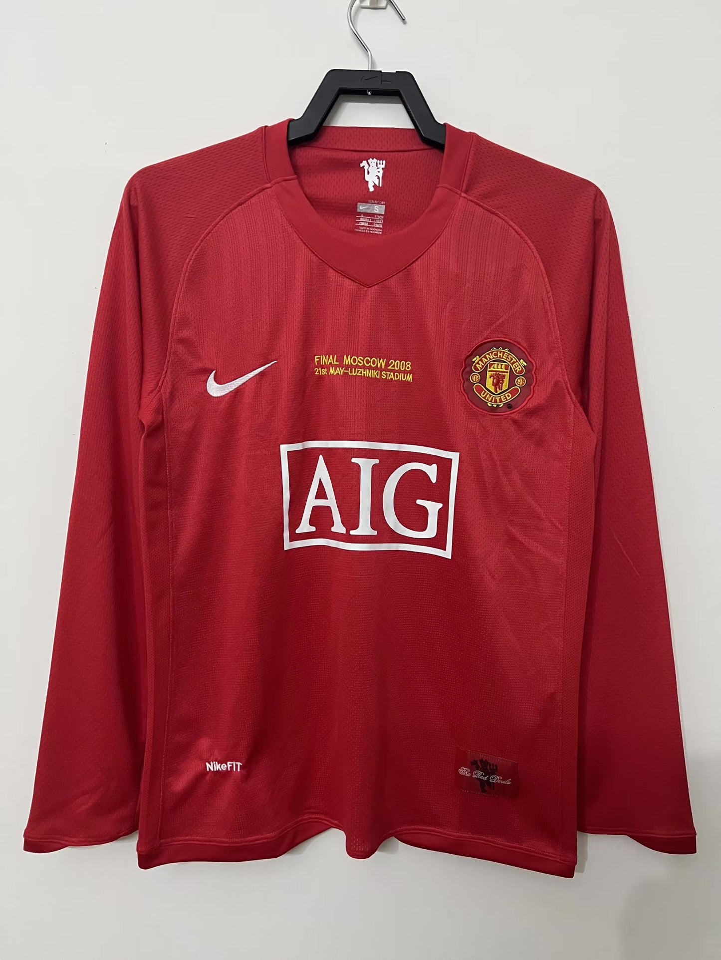 Manchester United 2007-2008 Long Sleeve Kit