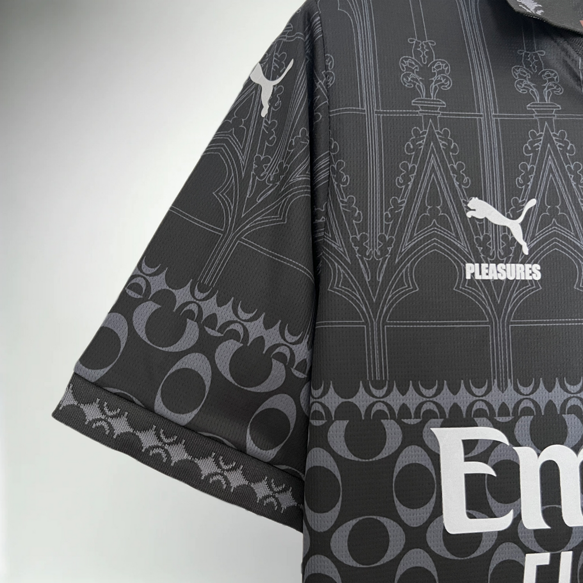 AC Milan X Puma X Pleasures Black Special Kit