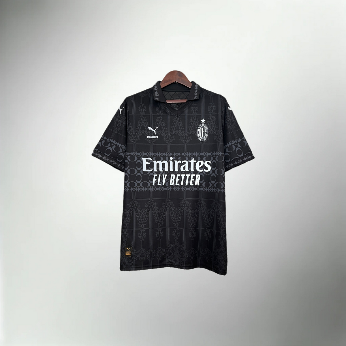 AC Milan X Puma X Pleasures Black Special Kit